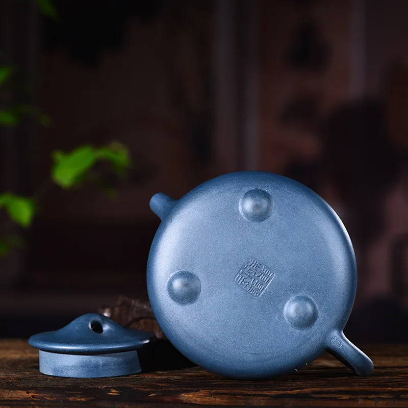 Yixing Purple Sand Bottle Genuine Famous Artists Hand-made Ore Mud Painting Stone Pot Kungfu Teapot Tea Set | Дом и сад