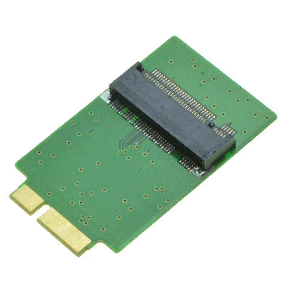 

For Samsung 850 EVO M.2 SSD Adapter replace For Macbook Air 2010 2011 A1369 A1370 SSD 12+6pin to B + M Key NGFF Drives Card