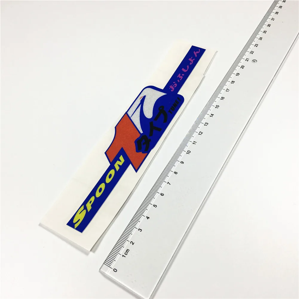 Японская ложка Спорт Настройка автостайлинг лента Водонепроницаемая Мотокросс