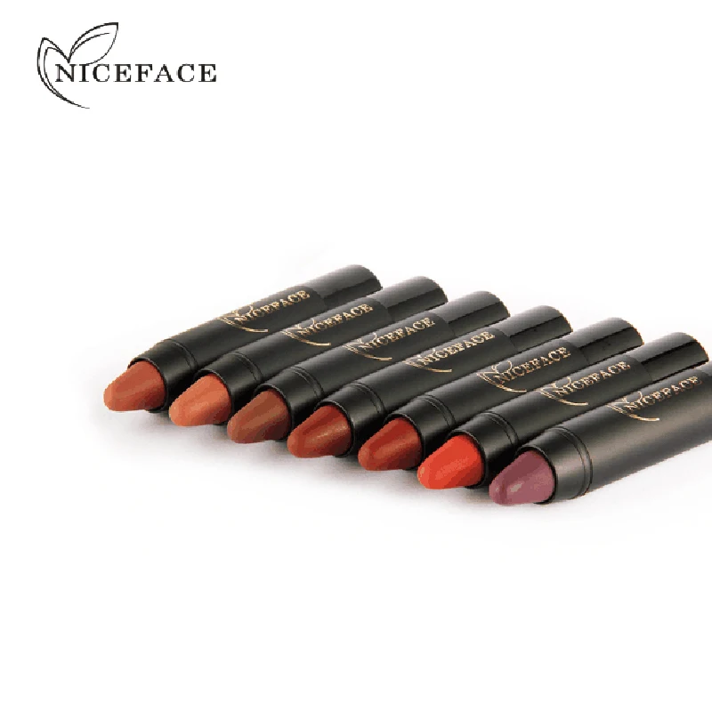 NICEFACE водостойкая матовая губная помада карандаш для макияжа пигментная