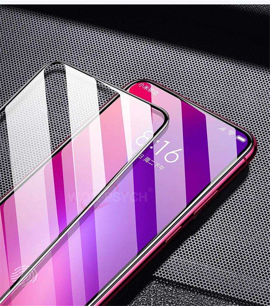 6D 9H полное покрытие из закаленного стекла для Xiaomi mi 9T Red mi K20 Pro Защитная пленка для экрана для Xiaomi mi A3 CC9E CC9 полное клеевое стекло