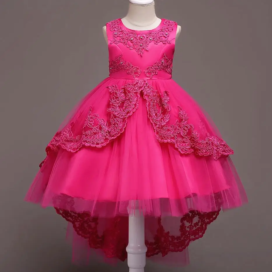 christmas dress the children aged 4 to 10 dovetail lace princess beautiful The girl's clothes | Детская одежда и обувь