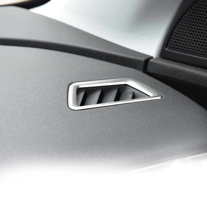 Декоративная крышка из нержавеющей стали для переднего кондиционера автомобиля