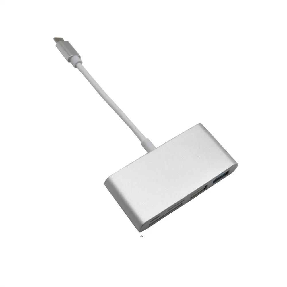 HIPERDESL 5-в-1 Тип-C USB-C 3 1 OTG USB 0 2 концентратор SD/устройство для считывания с tf-карт