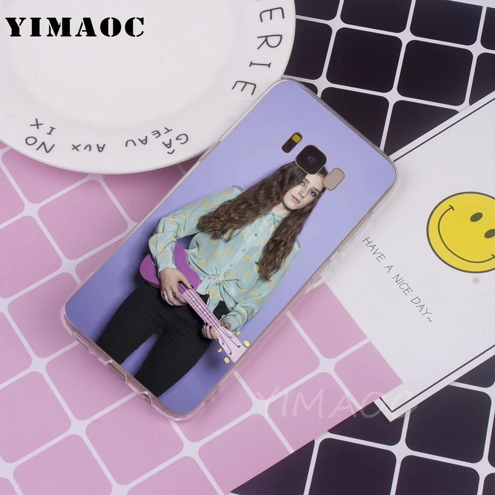 Мягкий чехол YIMAOC Jasmine Van den Bogaerde для Galaxy j3 j5 j6 j7 A5 2016 2017 A6 A9 2018 Note 8 9 S7 edge S8 S9 S10 Plus S10e |