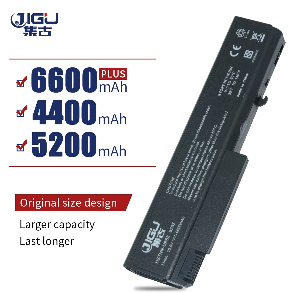 Аккумулятор JIGU для ноутбука HP EliteBook 6 ячеек 8440P 8440 Вт ProBook 6440b 6445b 6450b 6540b 6545b|battery for