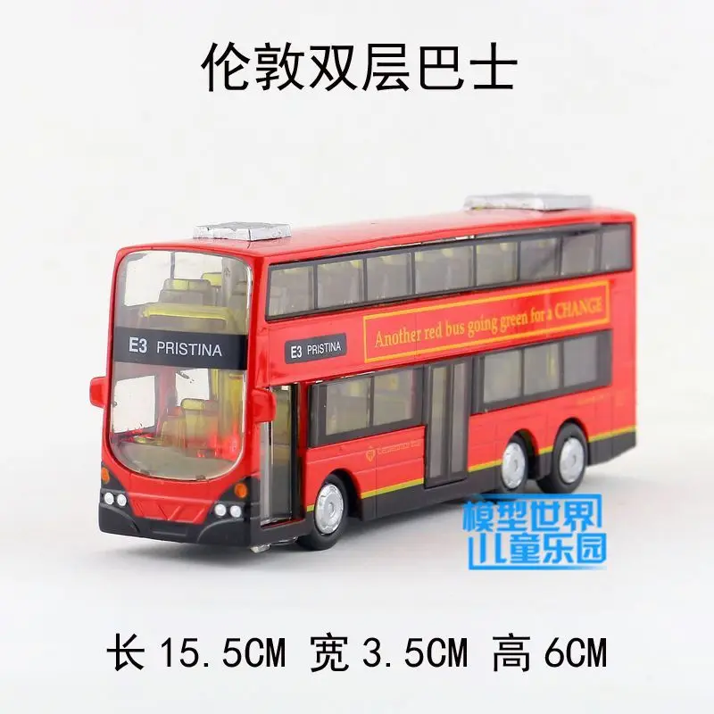 

1:32 double decker bus,High simulation bus,alloy pull back model cars,London double deck bus,free shipping