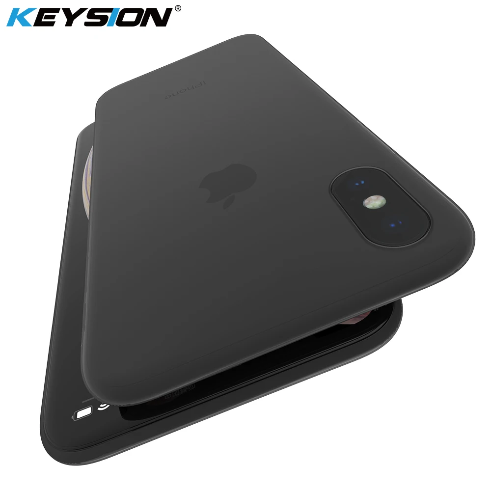 KEYSION Phone Case For iPhone Xs Max Xr X S R Xsmax Coque Ultra Thin Slim Frosted Cover iPhonexs iPhonex Fundas |