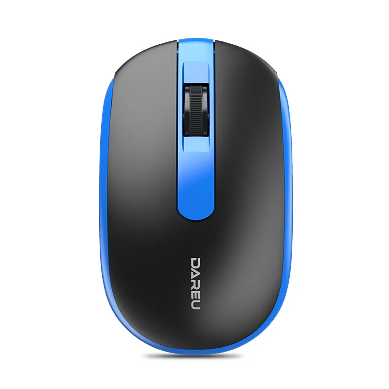 blue Оригинальная беспроводная мышь Dareu LM105G, офисная, легкая, настольная, для ноутбука, удобная мышь 2,4 ГГц, беспроводная оптическая мышь - Цвет: blue