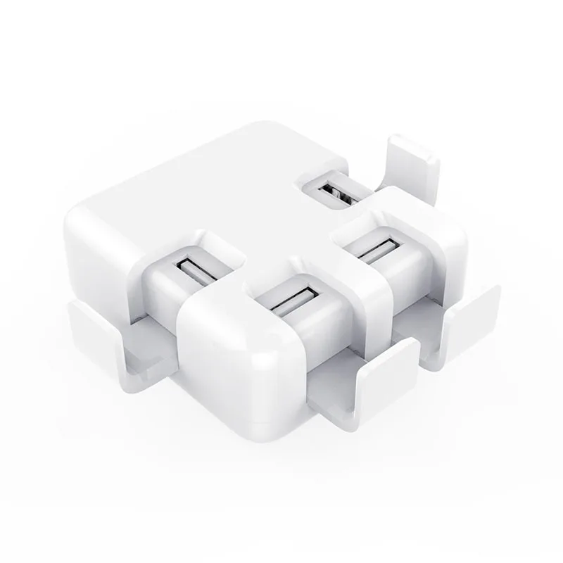 Зарядное устройство Go2linK с 4 USB портами 5 В 2 А макс. 20 Вт настольное мини зарядное