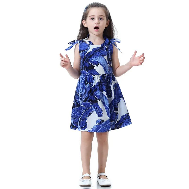 Summer Elegant Casual Baby Girls Dress Children Birthday Party Sleeveless A-line Dresses For Kids Vestidos Princess | Детская одежда и
