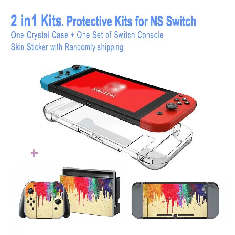 Аксессуары для игр NS раздельного ПК Защитный чехол Nintendo Switch NX аксессуары|cover case|case