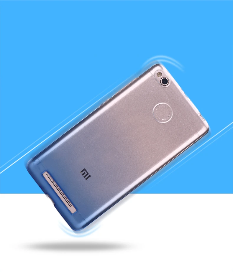 Силиконовый чехол для Xiaomi Redmi 3 Pro Hongmi 3S 5 0 дюйма Ультратонкий чехол-накладка из ТПУ