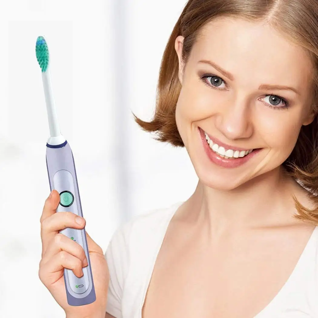 4Pcs/Set Electric Toothbrush Head Replacement Brush Heads For Philips for Oral B Adult Tooth Cleaning Soft-bristle | Бытовая техника