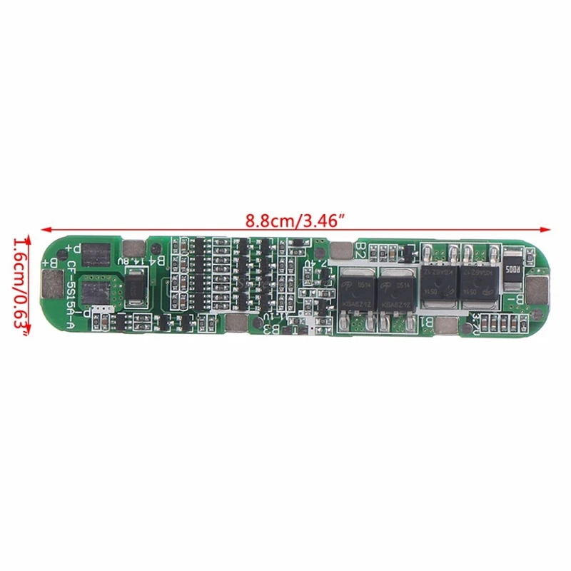 5S 15A 18 5 V литий ионный 18650 зарядное устройство Защитная плата Bms Pcb модуль ячейки