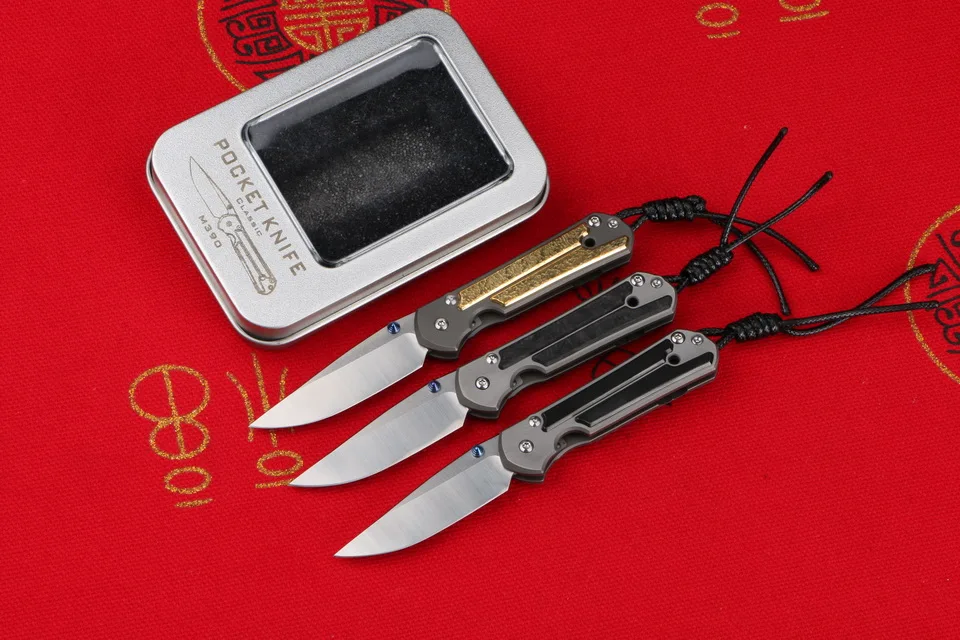 Кевин Джон маленький sebenza 21 складной нож M390 лезвие TC4 титановая ручка Открытый Отдых Охота карманные Фруктовые Ножи EDC инструменты