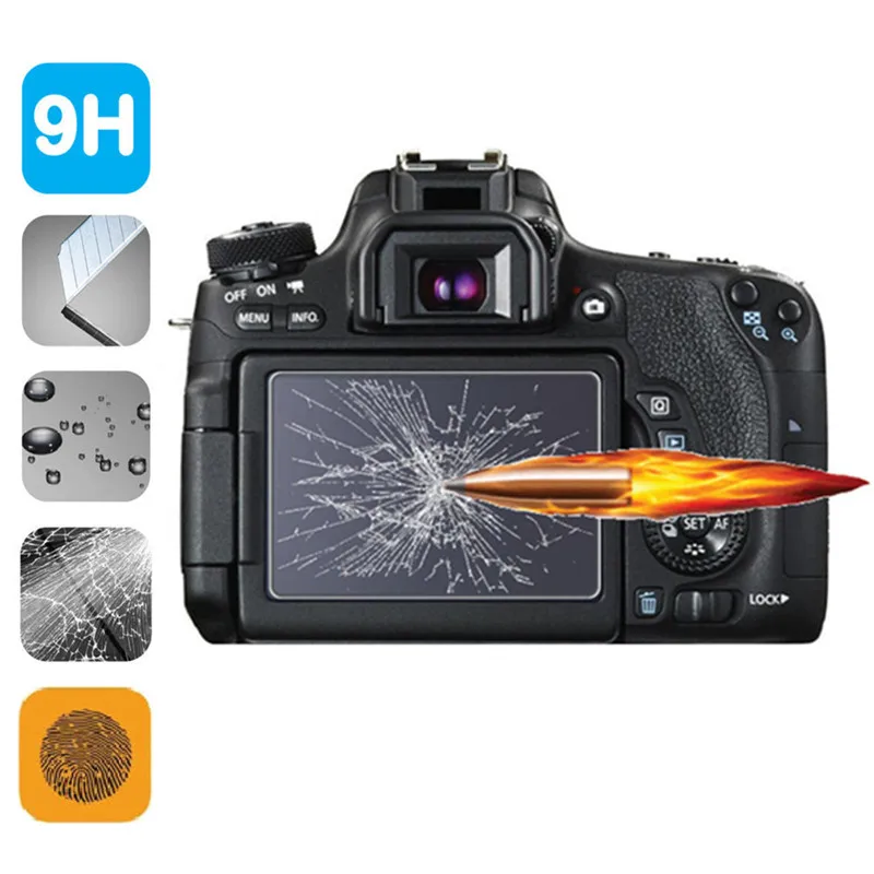 Закаленное защитное стекло 9H для ЖК-экрана цифровой камеры Panasonic DMC GX85 / GX80 GX7 II G8 |