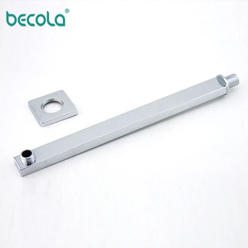 BECOLA ванная комната медная настенная душевая трубка темное крепление соединительный стержень спринклерная душевая трубка медный кронштейн/потолочная труба штанга трубка