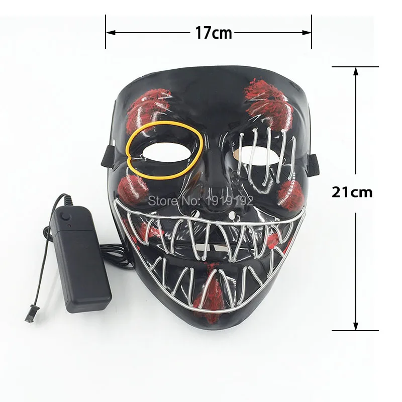 Маска для вечевечерние НКИ Судная ночь светящаяся маска с кровавым испугом один
