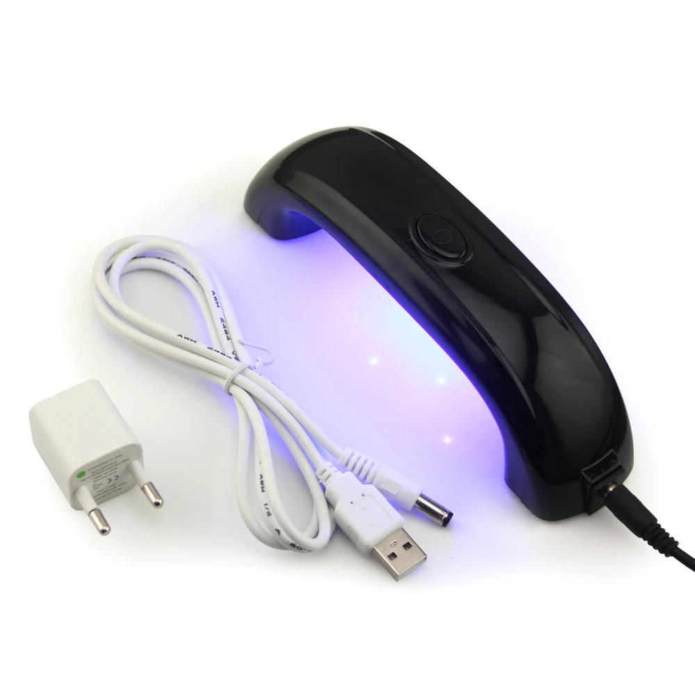 LKE лампы для ногтей 9 Вт сушилки УФ-лампы лечения Ногтей Книги по искусству s с