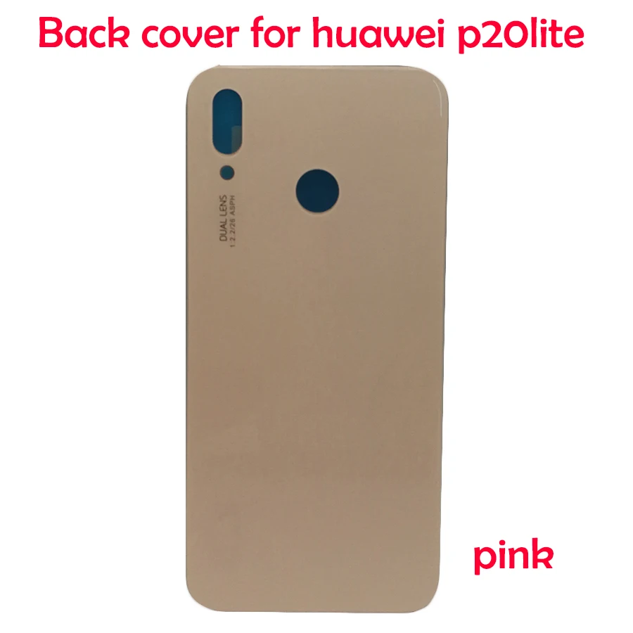 Задняя крышка батарейного отсека JPFix стекло для Huawei P20 lite ANE LX1 LX3 L03 L23 Nova 3e задний
