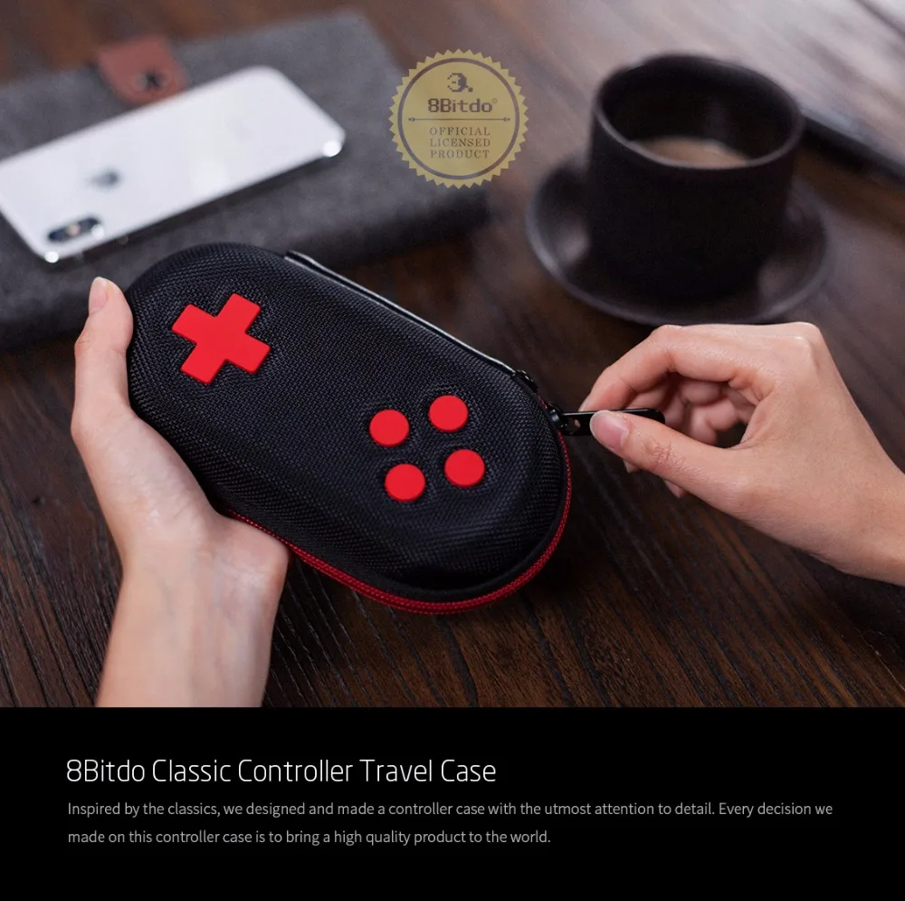 Protective case bag for 8Bitdo game controller all model Classic Controller Gamepad Travel Case Bag EVA Sf30 Pro Nes30 | Электроника