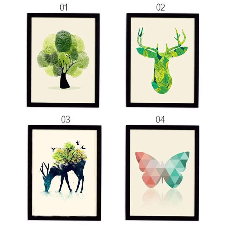 Современный холст художественный принт постер картина маслом по номерам Бабочка