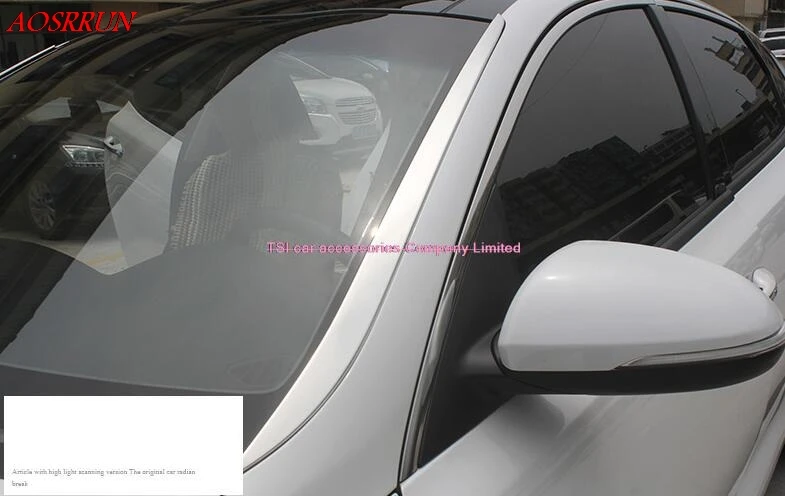 2 шт авто-Стайлинг автомобиля перед напильником яркое переднее украшение лобового стекла из нержавеющей стали для kia optima аксессуары