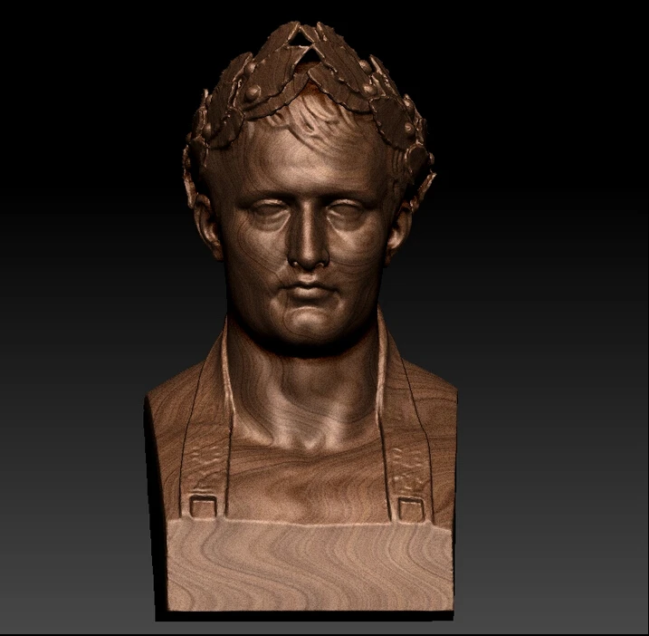 3d модель для ЧПУ в формате STL грудь Наполеона|3d model for cnc|for cncmodel |