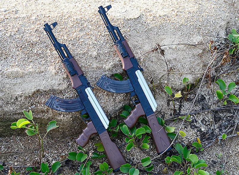 Забавные электрические всплески AK47, игрушечный водный пистолет, пулевое ружье, детский винтовочный пистолет для мальчиков, для улицы, живая игра CS, ручная винтовка, игрушки для подарков