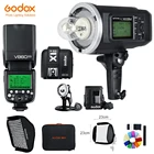 Вспышка Godox AD600BM 18000 HSS GN87 + V860II-N E-TTL HSS 18000, триггер X1T-N, сумка для переноски, набор для вспышки для Nikon