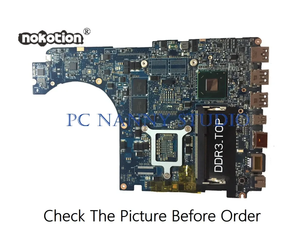 PCNANNY 03FR96 3FR96 LA-7851P для DELL XPS15 L521X Материнская плата ноутбука i5-3210M HM76 DDR3