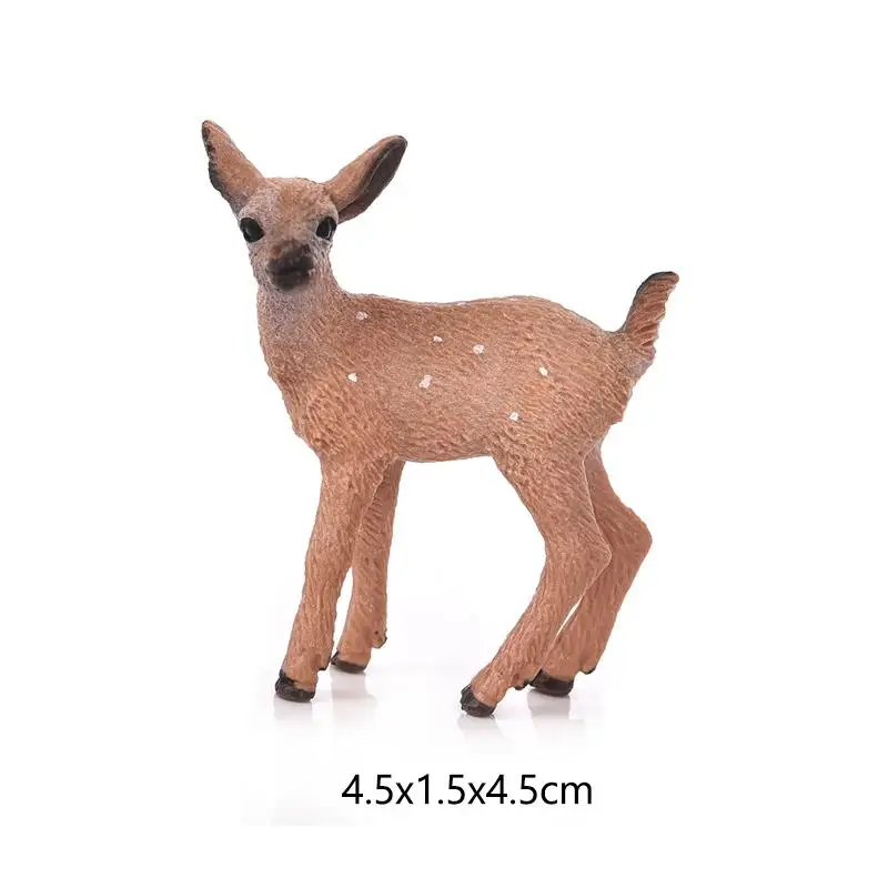 animal 13 Горячая 20 стиль зоопарк Моделирование Тигр собака Слон Олень пластик лес игрушечные дикие животные фигурка домашний Декор подарок для детей - Цвет: animal 13