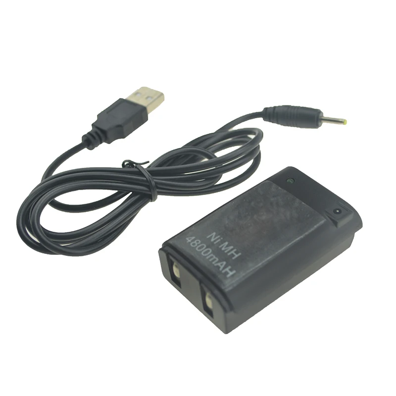 Для Xbox 360 контроллер USB зарядное устройство кабель 4800mAh аккумулятор для джойстика