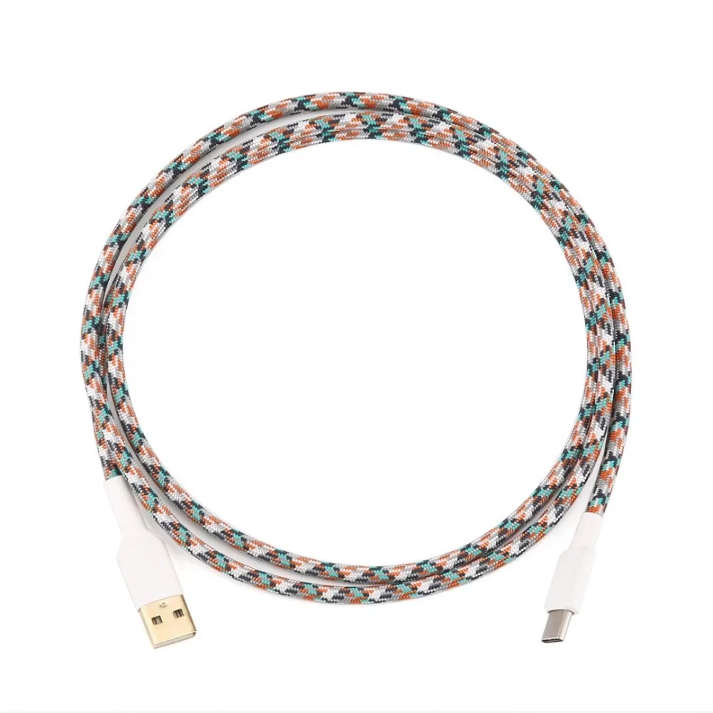 Ручной работы TYPE C USB кабель (1 2 м) для механической клавиатуры fit GK64 PCB|Клавиатуры| |