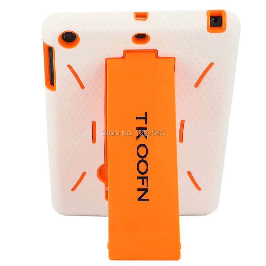 Ударопрочный силиконовый гибридный сверхмощный чехол для Apple Ipad Mini белый