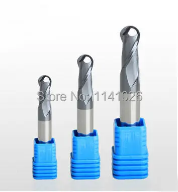 2F R4.0 * 8*16*60 спиральные фрезерные инструменты твердосплавная сферическая торцевая
