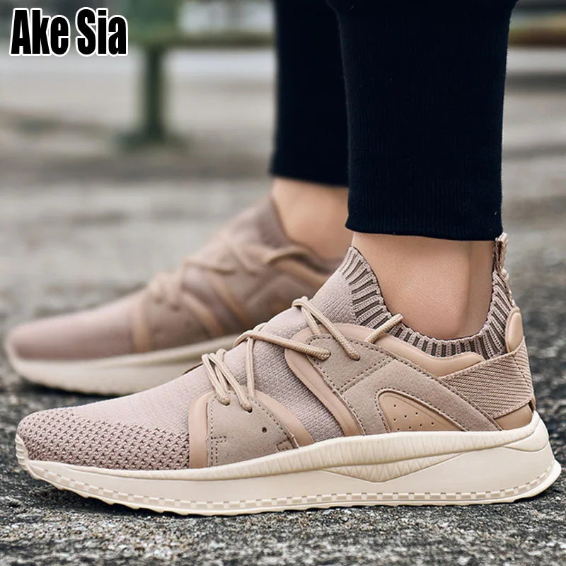 Ake Sia/мужские модные вязаные сетчатые Эспадрильи на шнуровке Zapatillas повседневная