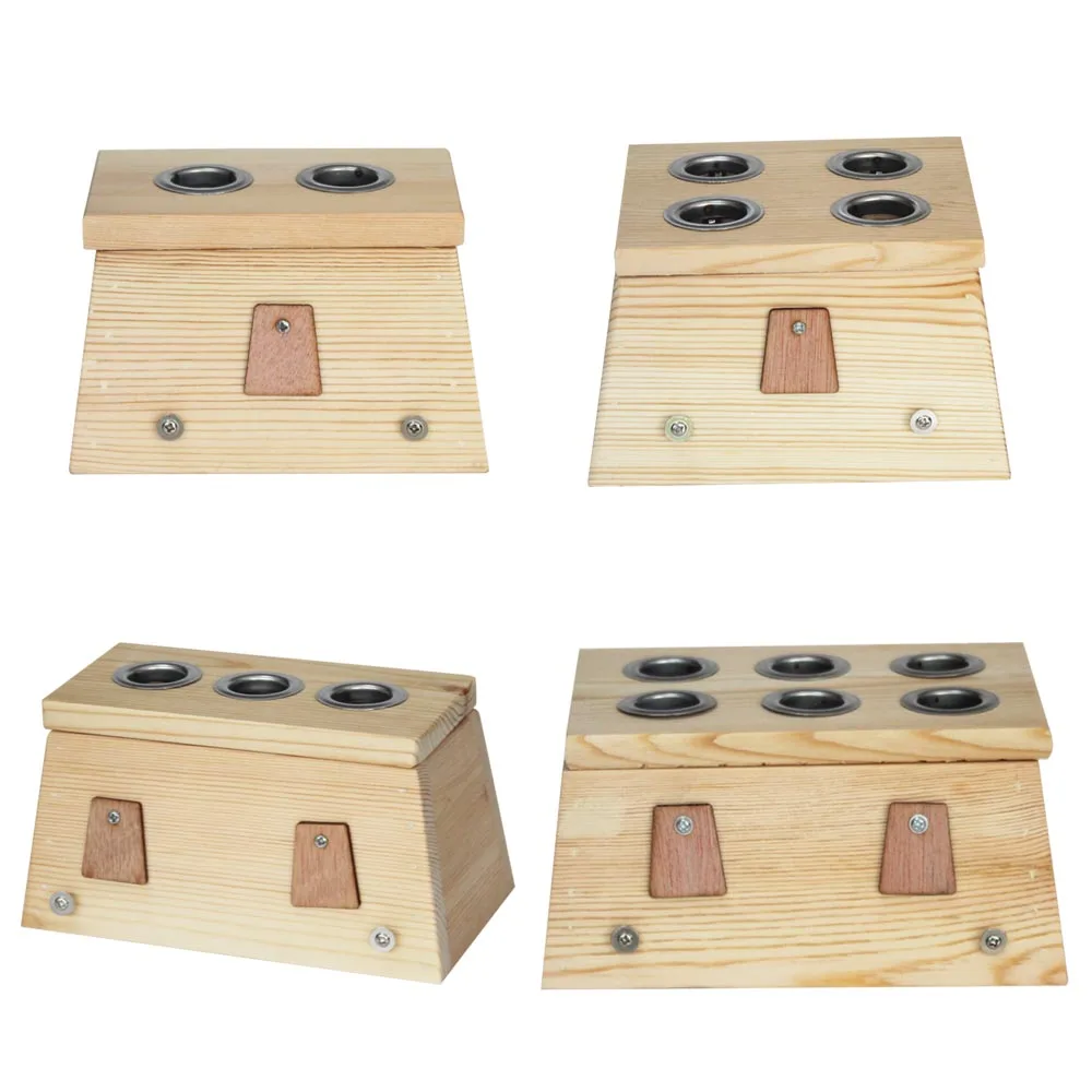 

Body Massage with Moxibustion Bar and Moxibustion Column in Wood Products Porous 1/2/3/4/6 Hole Moxa Roll Acupuncture Device