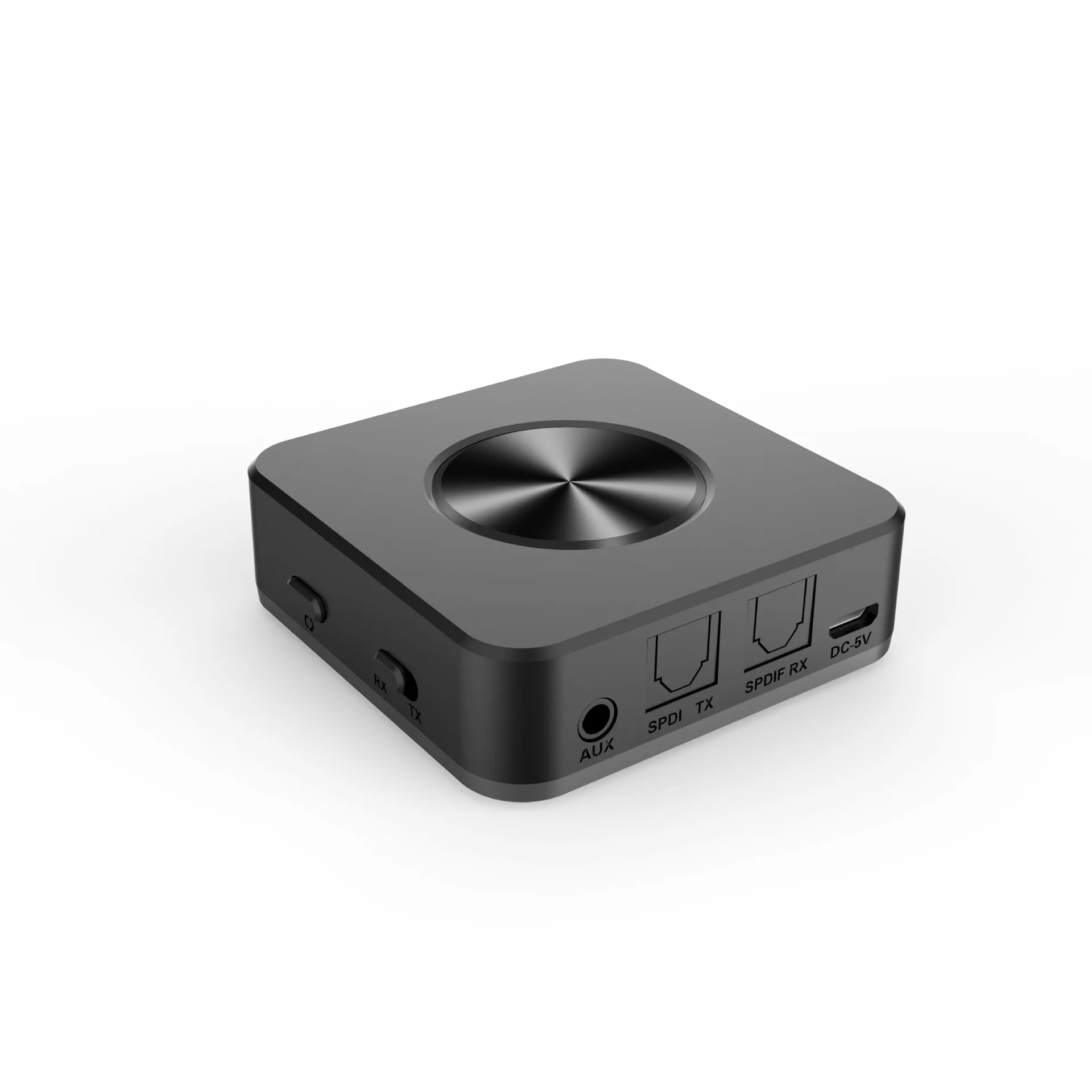 black HAOBA Bluetooth передатчик приемник беспроводной аудио адаптер Bluetooth приемник 3,5 мм Поддержка без потерь Bluetooth приемник - Цвет: black