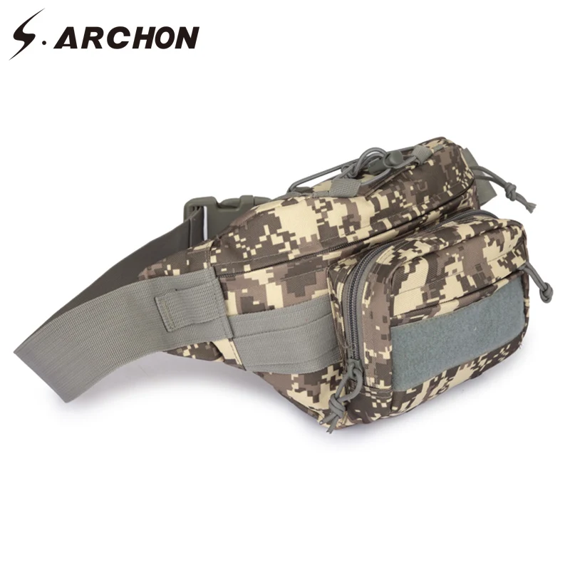 Мужской Камуфляжный поясной рюкзак S.ARCHON военные армейские сумки