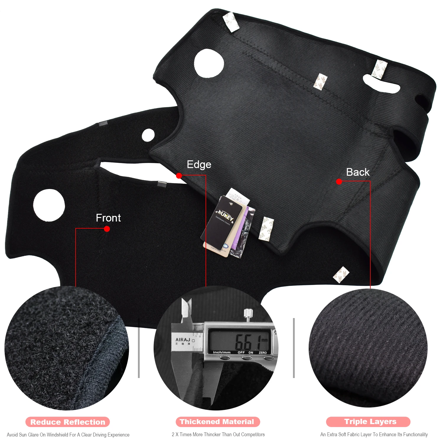 Коврик Xukey для приборной панели чехол Солнцезащитный ковер Scion xB 2004 2006 Toyota bB 2000