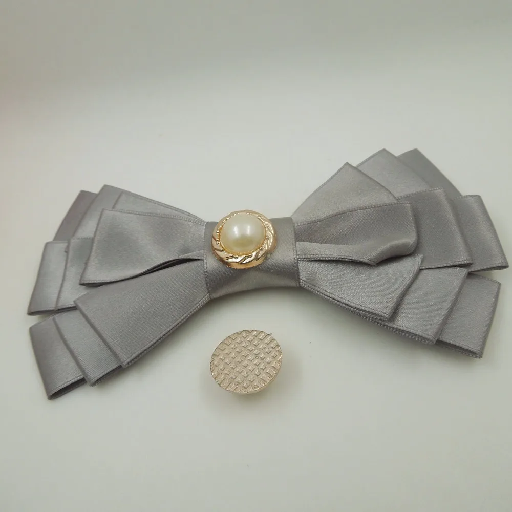 18mm 25pcs pearl glue on uv plated rose gold no fade ribbon buckles acessories Ribbon Slider Headband Hair Clip DIY | Украшения и
