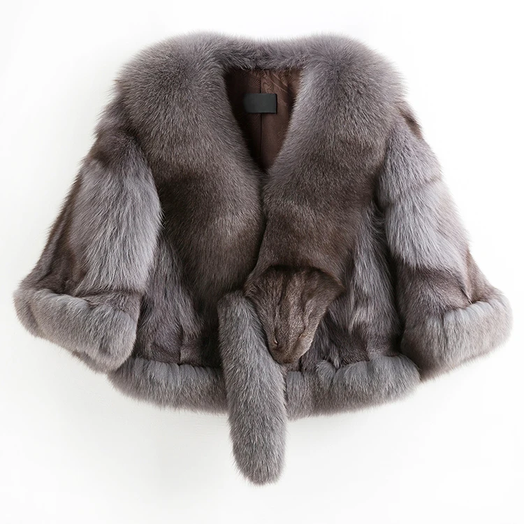 AYUNSUE пальто с натуральным лисьим мехом Женская куртка зимняя женская одежда 2020