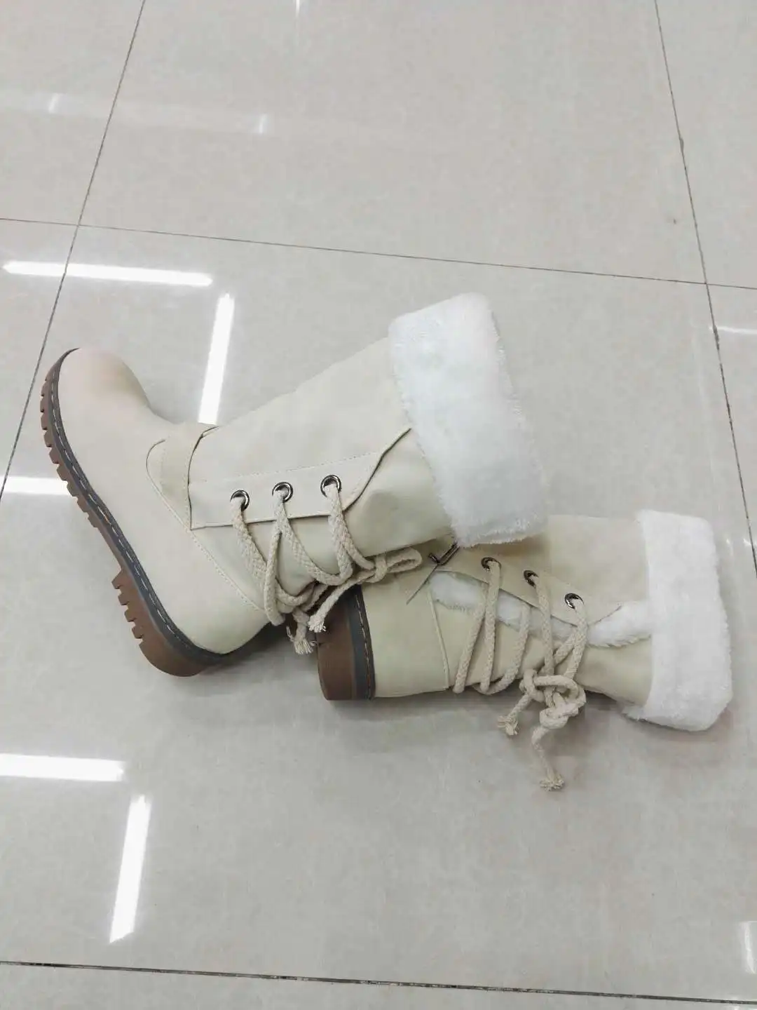 

Koovan Women's Large Size Snow Boots 2018 New Thick Wool Shoes Women's Boots Warm Cotton Shoes For Women Thick Winter
