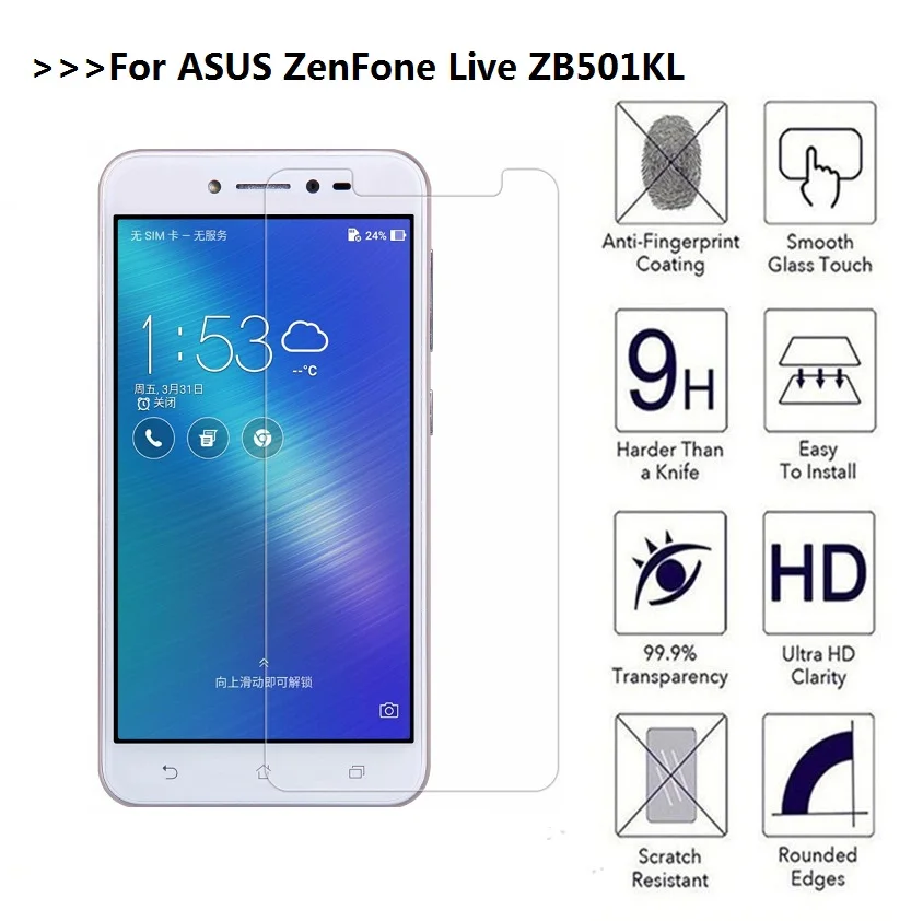 Стекло для Asus Zenfone Live ZB501KL защитная пленка экрана закаленное стекло | Мобильные