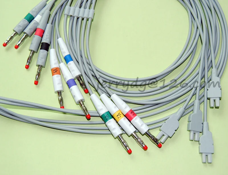 GE CAM 14 ECG Leadwire set 10 светодиодов (MQB10 LB I)|cam cam|set 10lead |