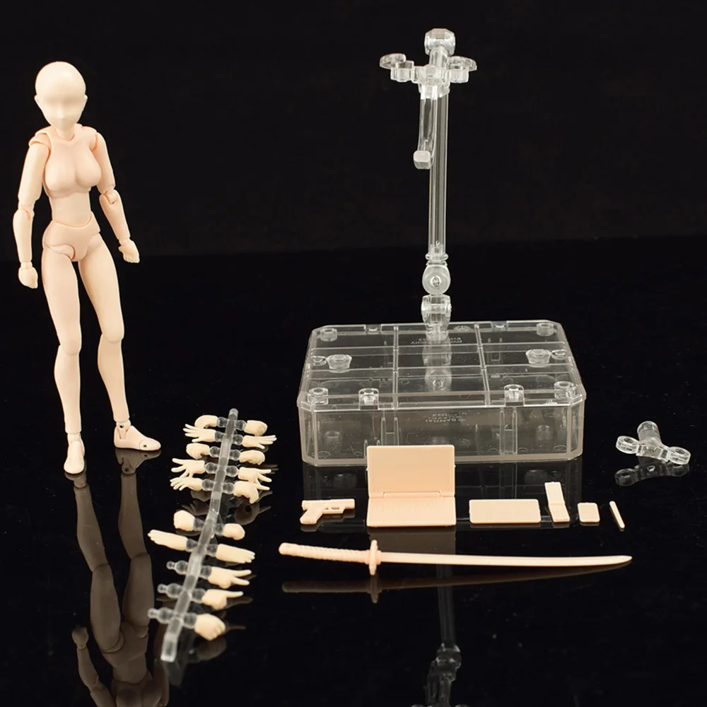 Tamanshii S. Figuarts Body Kun DX набор женский светло оранжевый цвет кожи переменная кукла ПВХ