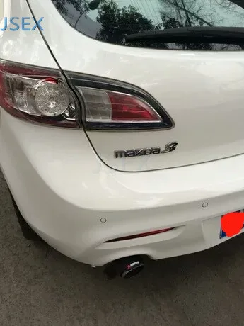 Одна Автомобильная труба из нержавеющей стали AKRAPOVIC клеящиеся накладки на зубы карбоновый глушитель труба для CX-4 Jaguar pace2.0
