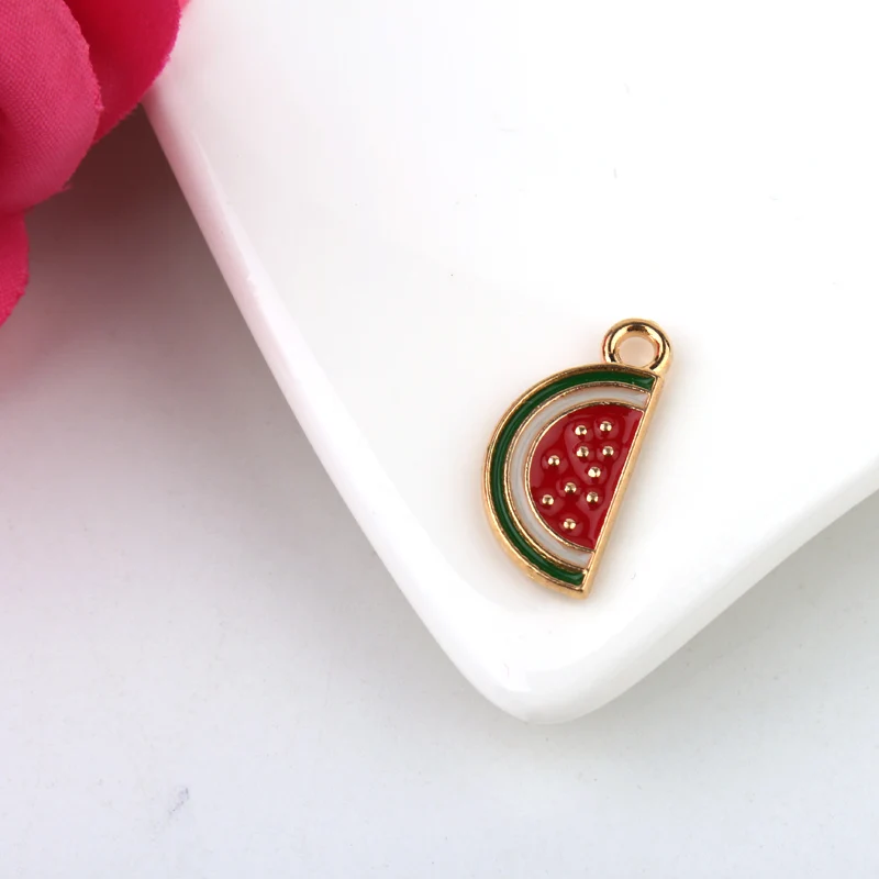 10 шт./лот смешанные эмалевые шармы из сплава для браслета серьги Декор фурнитура